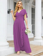 Numbersea Bridesmaid Dresses Backless Formal Prom Gowns for Evening Party Mother of The Bride Dress 28040 by numbersea