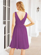 Numbersea Homecoming Dresses Knee Length Skirt V Back 28062 by numbersea