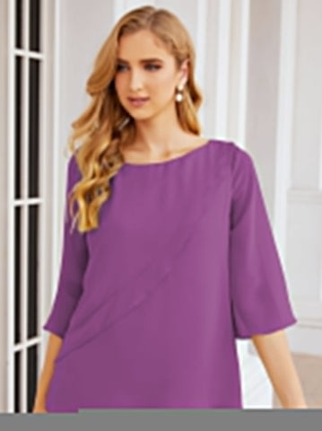Sunnderly Elegant 2 Piece Mother of The Bride Dress Plus Size Pant Suits Ruffle Layers Sliver Housecoat SY28064