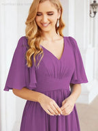 Numbersea Bridesmaid Dresses for Women Wedding Long Party Prom Dress 28068 by numbersea