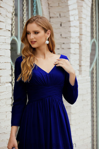 Numbersea Bridesmaid Dress Chiffon Formal Party Dress Evening Dress 28016