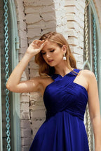 Halter Bridesmaid Dresses Formal Cocktail Prom Gown 28015 by numbersea