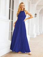 Numbersea Keyhole Bridesmaid Dresses Sleeveless Formal Evening Party Prom Gowns 28043 by numbersea