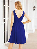 Numbersea Homecoming Dresses Knee Length Skirt V Back 28062 by numbersea