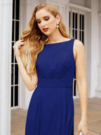 Numbersea Bridesmaid Dresses for Wedding Ruffles Long Formal Prom Gowns 28039 by numbersea