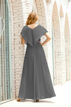 Numbersea Mother of The Bride Dresses Plus Size V-Neck Floor Length Formal Prom Dress for Wedding Guest 28020 by numbersea