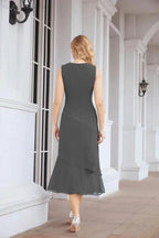 Sunnderly Two-Piece A-line Mother of The Bride Dress Formal Party Gown Dress SY28072 by numbersea