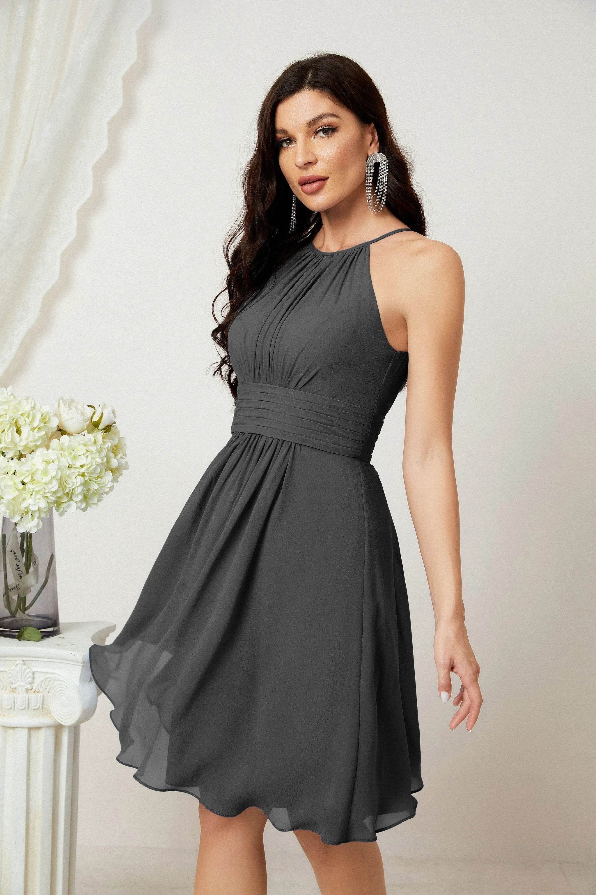 Halter Homecoming Dresses Formal Evening Party Cocktail Dress 28011 by numbersea