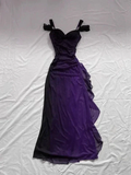 Shiny Ombre Purple Chiffon Long Prom Dress Evening Dress Y7488 by simplepromdress