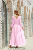 Numbersea Bridesmaid Dress Chiffon Formal Party Dress Evening Dress 28016 by numbersea