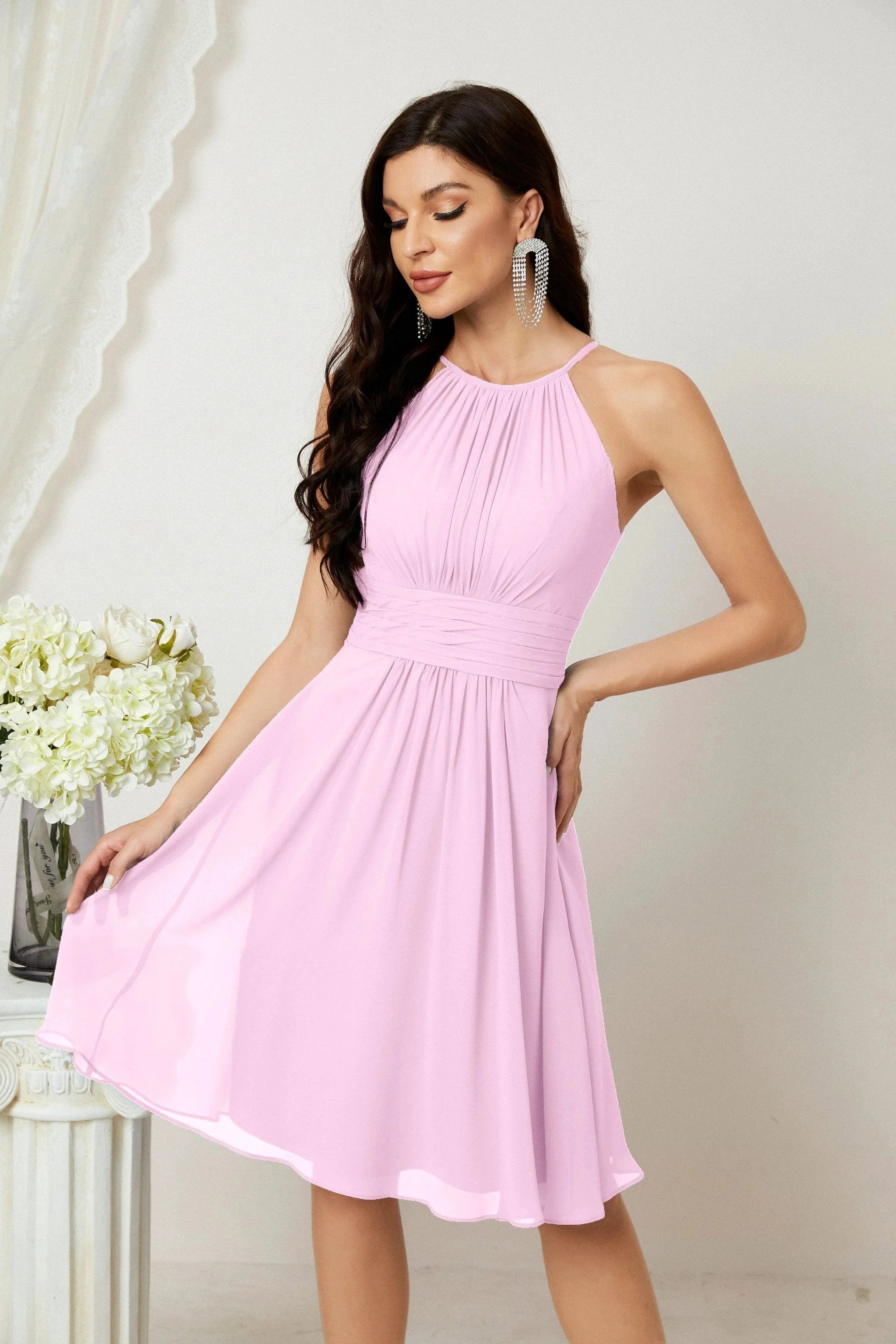 Halter Homecoming Dresses Formal Evening Party Cocktail Dress 28011 by numbersea