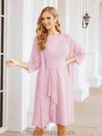 Sunnderly Mother of The Bride Dresses Prom Dress Casual Pleated Dress SY28065 by numbersea