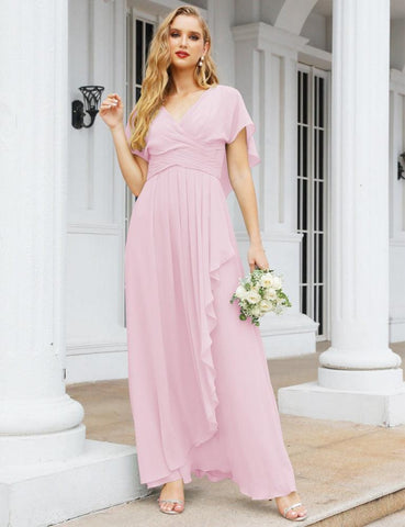 Numbersea Bridesmaid Dresses Backless Formal Prom Gowns for Evening Party Mother of The Bride Dress 28040
