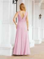Numbersea Bridesmaid Dresses for Wedding Ruffles Long Formal Prom Gowns 28039 by numbersea