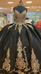 Beading Quinceanera Dresses Sequin Applique Princess Ball Gown With Cape Y1516 by simplepromdress