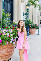 Pink A-line Homecoming Dress Pink Cocktail Dress Y2899 by simplepromdress