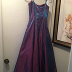 Gorgeous Purple Beaded A Line Evening Gown Spaghetti Straps Party Prom Dress Y7955 by simplepromdress