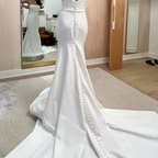 Charming White Strapless Wedding Dress,White Bridal Gown Y7385 by simplepromdress
