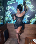Sexy Black Lace Homecoming Dress Strapless Party Dress Y2223 by simplepromdress