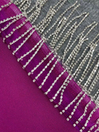 Women's Sexy Shiny Slit Fringe Bandage Dress Elegant Long Evening Dress Y407 by simplepromdress