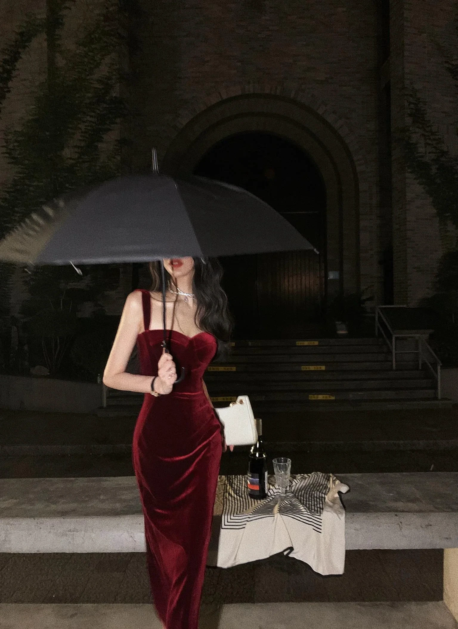 New Summer Women Vintage Sleeveless Velvet Dress Female Spaghetti Strap Sexy Bodycon Dress Ladies Elegant Evening Dress Y1654 by simplepromdress