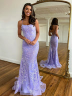 Sylvia |Mermaid Scoop Lace Prom Dress by KissProm