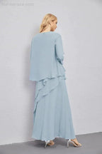 Mother of Bride Dresses with Open Front Lightweight Cardigan Formal Prom Gown 28081 by numbersea