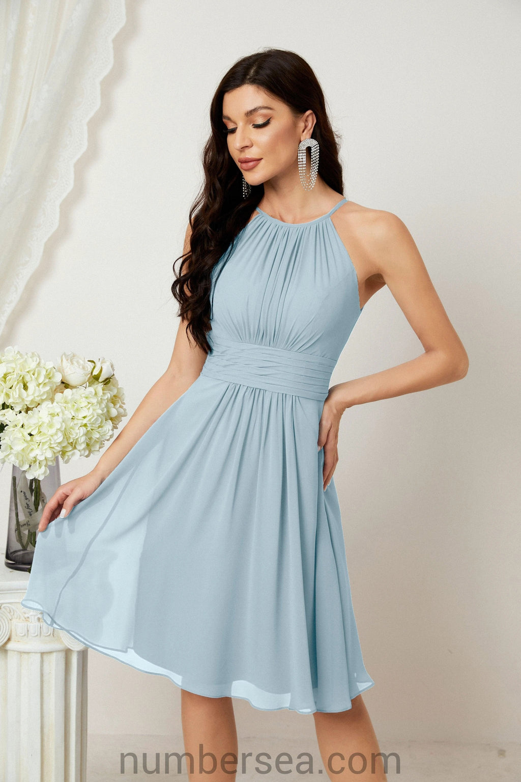Halter Homecoming Dresses Formal Evening Party Cocktail Dress 28011 by numbersea