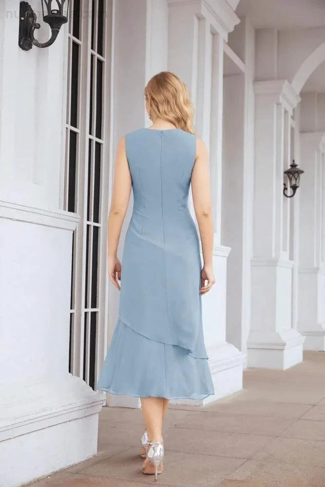 Sunnderly Two-Piece A-line Mother of The Bride Dress Formal Party Gown Dress SY28072 by numbersea