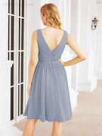 Numbersea Homecoming Dresses Knee Length Skirt V Back 28062 by numbersea
