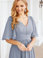 Numbersea Bridesmaid Dresses for Women Wedding Long Party Prom Dress 28068 by numbersea