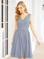 Numbersea Homecoming Dresses Knee Length Skirt V Back 28062 by numbersea