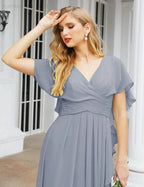 Numbersea Bridesmaid Dresses Backless Formal Prom Gowns for Evening Party Mother of The Bride Dress 28040 by numbersea