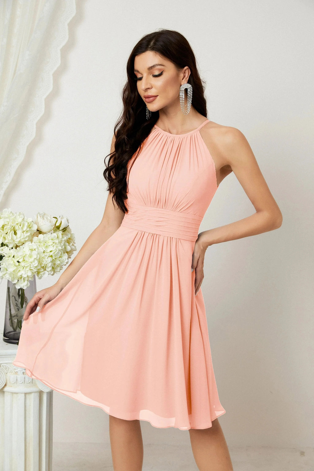 Halter Homecoming Dresses Formal Evening Party Cocktail Dress 28011 by numbersea