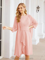 Sunnderly Mother of The Bride Dresses Prom Dress Casual Pleated Dress SY28065 by numbersea