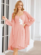 Sunnderly Mother of The Bride Groom Dresses Lace Appliques for Wedding Guest SY28066 by numbersea