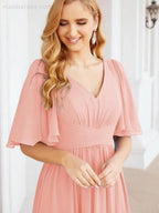 Numbersea Bridesmaid Dresses for Women Wedding Long Party Prom Dress 28068 by numbersea