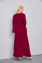 Mother of Bride Dresses with Open Front Lightweight Cardigan Formal Prom Gown 28081 by numbersea