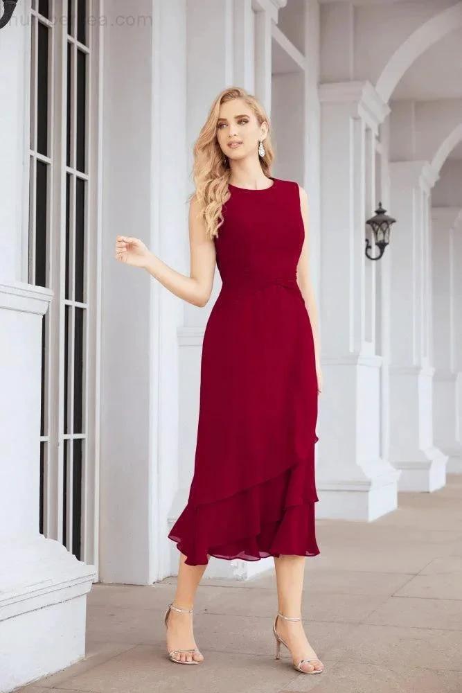 Sunnderly Two-Piece A-line Mother of The Bride Dress Formal Party Gown Dress SY28072 by numbersea