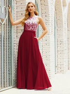 Lace Bridesmaid Dress Floor Length Evening Gowns with Pockets 28017 by numbersea