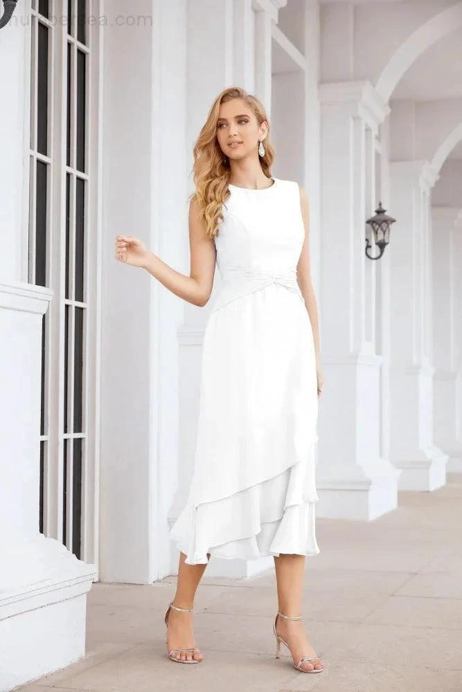 Sunnderly Two-Piece A-line Mother of The Bride Dress Formal Party Gown Dress SY28072 by numbersea