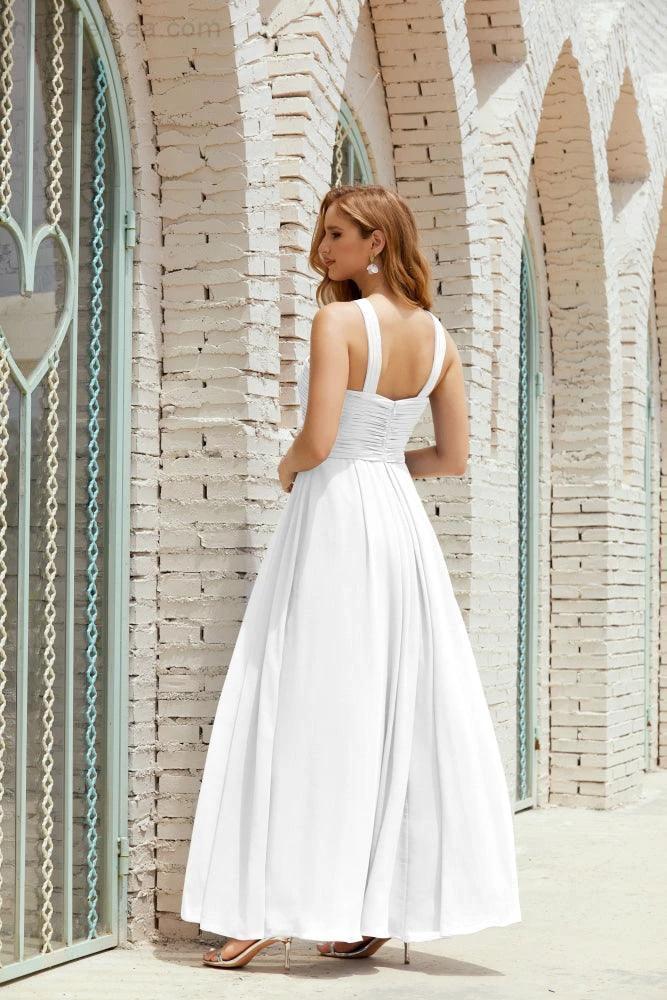 Halter Bridesmaid Dresses Formal Cocktail Prom Gown 28015 by numbersea