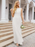 Numbersea Bridesmaid Dresses for Wedding Ruffles Long Formal Prom Gowns 28039 by numbersea