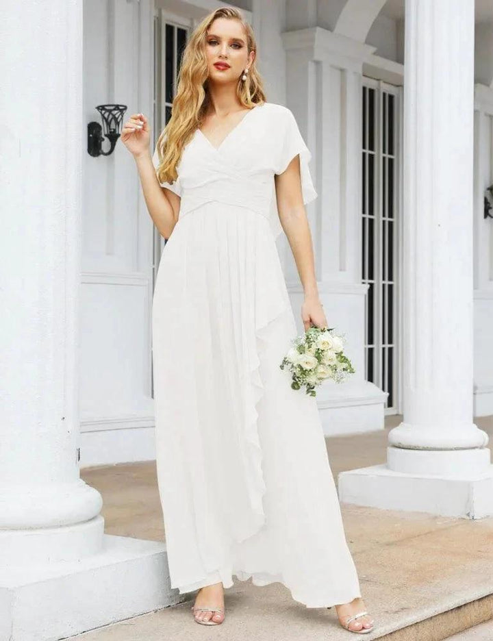Numbersea Bridesmaid Dresses Backless Formal Prom Gowns for Evening Party Mother of The Bride Dress 28040 by numbersea