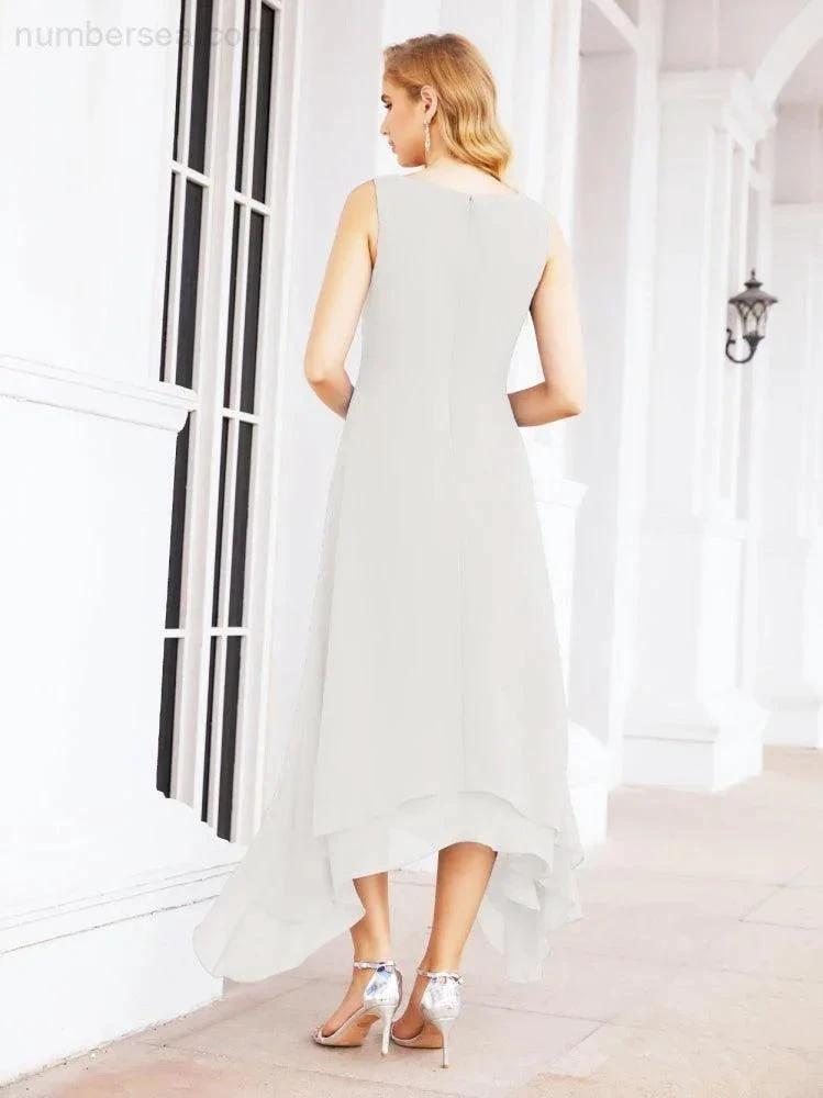 Sunnderly Two-Piece A-line Mother of The Bride Dress Formal Party Gown Dress SY28073 by numbersea