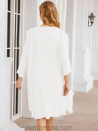 Sunnderly Mother of The Bride Dresses Prom Dress Casual Pleated Dress SY28065 by numbersea