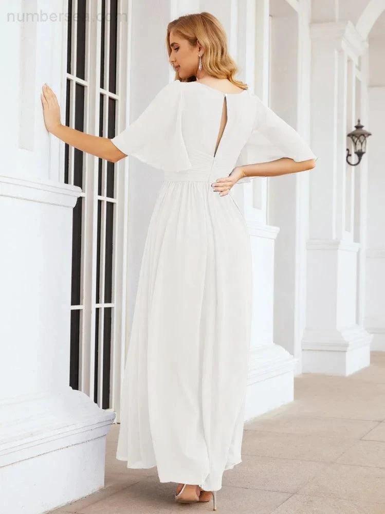 Numbersea Bridesmaid Dresses for Women Wedding Long Party Prom Dress 28068 by numbersea