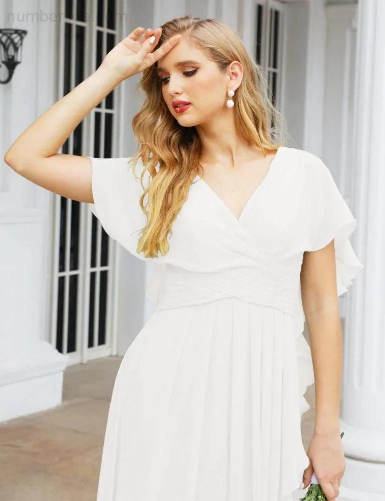Numbersea Bridesmaid Dresses Backless Formal Prom Gowns for Evening Party Mother of The Bride Dress 28040 by numbersea