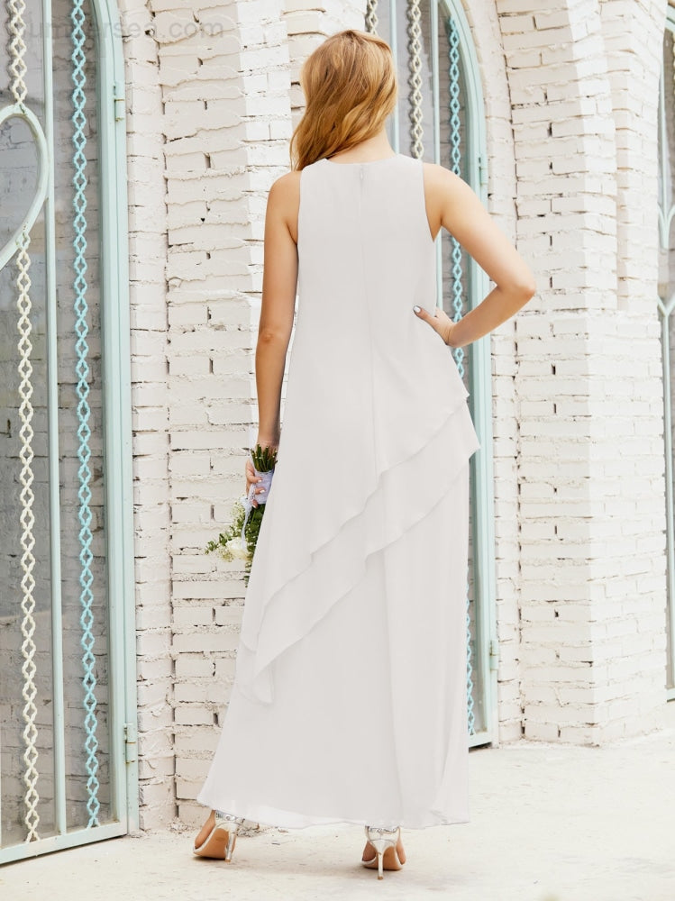 Chiffon Long Plus Size Mother of Bride Dresses Formal Bridesmaid Prom Gown SY28019