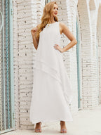 Chiffon Long Plus Size Mother of Bride Dresses Formal Bridesmaid Prom Gown SY28019